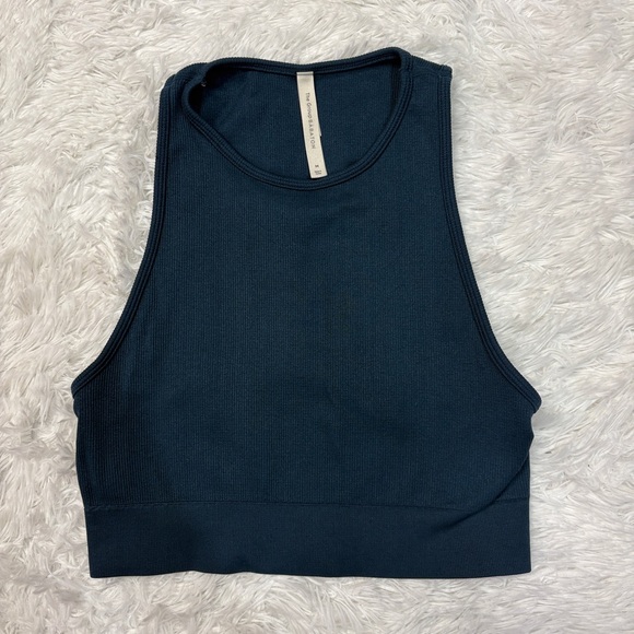 Aritzia Tops - Aritzia The Group by Babaton Seamless Rib Teal Tank Top